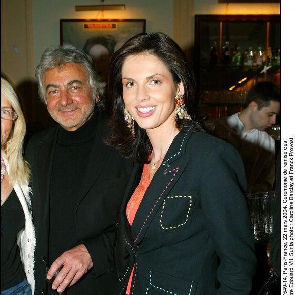 Remise des Victoires de la Beauté au theatre Edouard VII. Sur la photo : Caroline Barclay et Franck Provost. Paris, le 22 mars 2004. © © Laurent Zabulon/ABACA