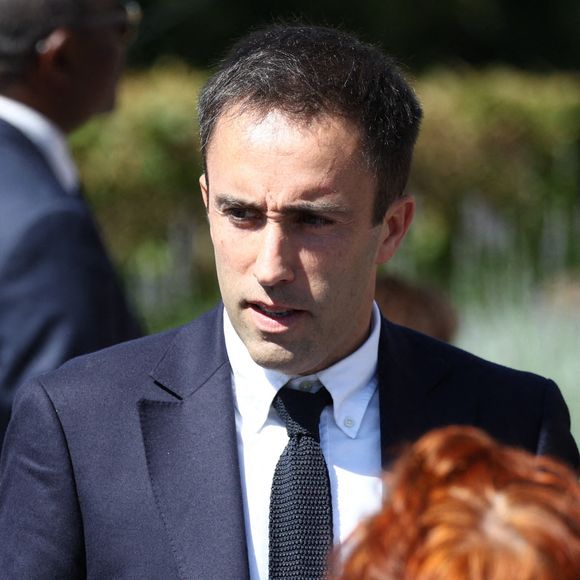 Le frère d'Olivier Marleix lors de la cérémonie funéraire de l’ancien président du groupe parlementaire Les Républicains (LR) à l’Assemblée nationale, Olivier Marleix, à l’église Saint-Cyr-Sainte-Julitte à Anet, en France, le 11 juillet 2025. Le député français Olivier Marleix est décédé le 7 juillet 2025 à l’âge de 54 ans.

Photo de Raphael Lafargue/ABACAPRESS.COM.