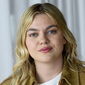 Portrait de la chanteuse française Louane (Louane Emera) lors de l'événement promotionnel le plus important et le plus attendu de l'Eurovision à AFAS Live à Amsterdam. Amsterdam, Pays-Bas, le 5 avril 2025. Photo by Bruno Press/ABACAPRESS.COM