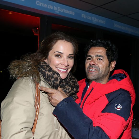 Mélissa Theuriau et son mari Jamel Debbouze - Soirée spéciale "Jamel Comedy Club" dans le cadre du 20ème festival de Comédie à l'Alpe d'Huez, le 18 Janvier 2017. © Dominique Jacovides/Bestimage