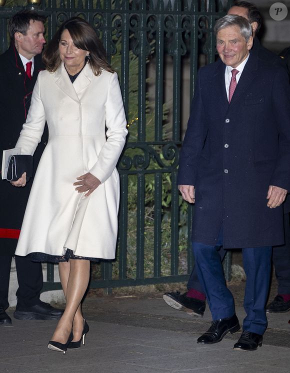Carole Middleton, Michael Middleton - La famille royale d'Angleterre assiste à la messe "Together At Christmas Carol" à l'abbaye de Westminster à Londres, Royaume-Uni le 6 Décembre, 2024 GOFF INF / BESTIMAGE