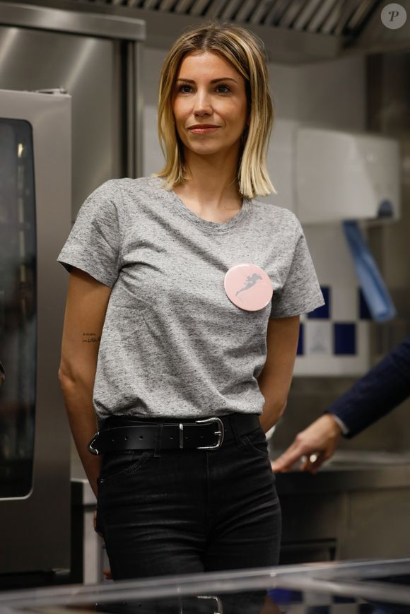 Alexandra Rosenfeld (Miss France 2006) - Conférence de presse de présentation de l'edition 2019 du salon de la pâtisserie à l'institut le cordon bleu à Paris, le 16 avril 2019