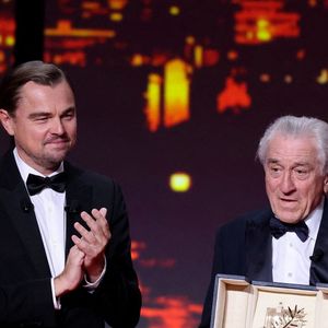 Leonardo DiCaprio, Robert De Niro (Palme d'Or d'honneur) - Cérémonie d'ouverture du 78ème Festival International du Film de Cannes, au Palais des Festivals à Cannes. Le 13 mai 2025.
© Borde-Jacovides-Moreau / Bestimage
