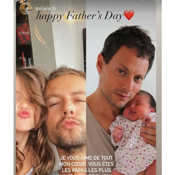 L'une des filles de Marc-Olivier Fogiel et François Roelents célèbre ses papas sur Instagram