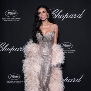 Demi Moore au dîner du Trophée Chopard au Carlton Beach Club lors du 79ème Festival International du Film de Cannes le 15 mai 2026.
© Olivier Borde / Bestimage