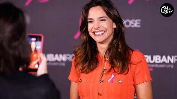 Marine Lorphelin (Miss France 2013) - Soirée de lancement "Octobre Rose" organisée par l’association Ruban Rose présentée par I. Ithurburu à Paris le mardi 30 septembre 2025. 
© Léa Maï - Léo Trotin – association Ruban Rose / Bestimage No web Belgique et Suisse | 00726323