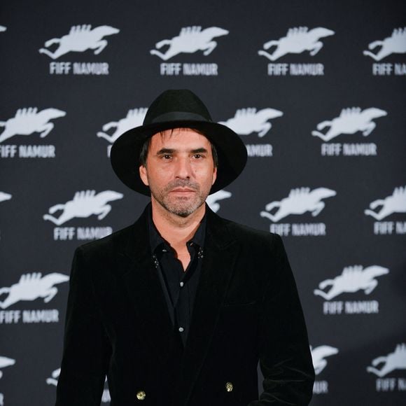 Samuel Benchetrit lors du photocall du film Le Chien au Festival du Film Francophone à Namur, Belgique, le 5 octobre 2017. Photo de Gys/Reporters/ABACAPRESS.COM