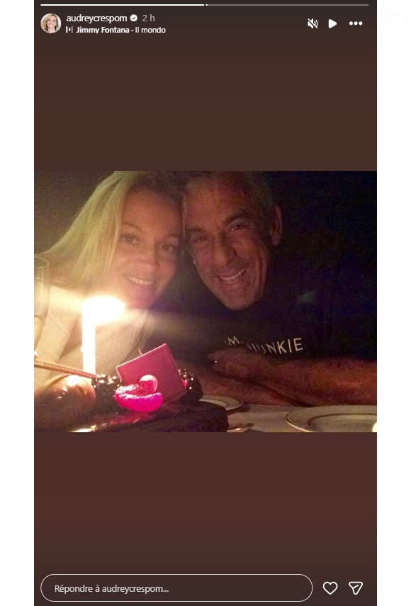 En story Instagram, dès le petit matin, la figure de TF1 qui partageait sa vie depuis plus de 15 ans s'est fendue d'une photo de leur beau duo, datant sans doute d'un précédent anniversaire. 

Audrey Crespo-Mara célèbre l'anniversaire de Thierry Ardisson sur Instagram