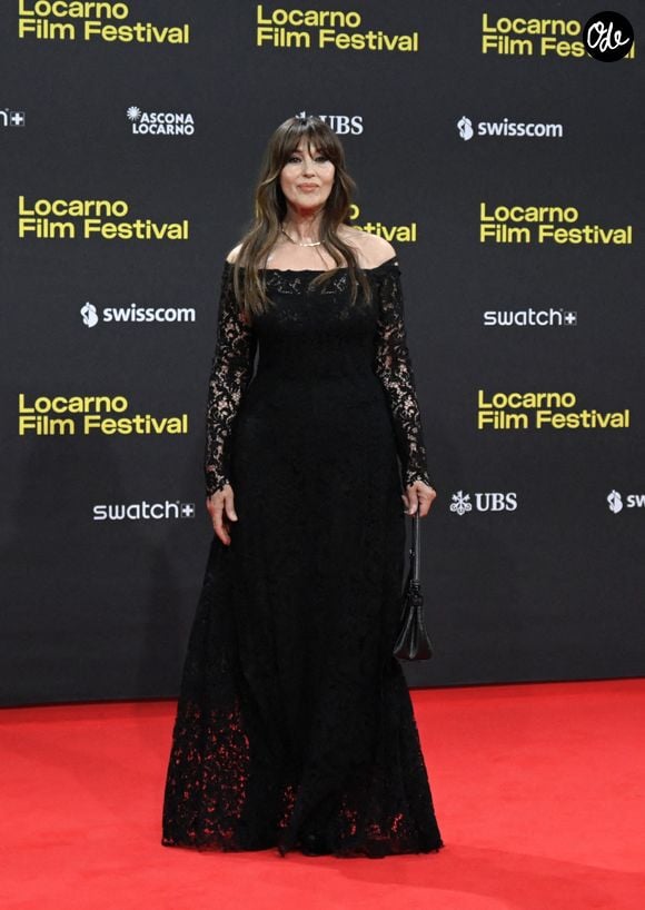 L'actrice italienne Monica Bellucci assiste au Festival du film de Locarno, à Locarno, en Suisse, à une date non précisée. Photo : Nick Zonna/Ipa/Abaca