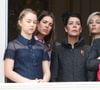 C'est un moment difficile qui dure. À 71 ans, Ernst August de Hanovre, duc de Brunswick-Lunebourg, connaît de gros problèmes de santé.
La princesse Alexandra de Hanovre, Charlotte Casiraghi, Béatrice Borroméo, la princesse Caroline de Hanovre et Béatrice Borroméo au balcon du palais lors de la Fête Nationale monégasque.
© Bruno Bébert / Dominique Jacovides / Bestimage