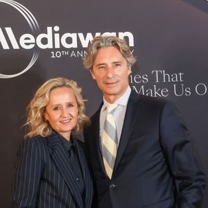 Caroline Roux, Laurent Solly - Photocall de la soirée des 10 ans de Mediawan à Paris le 2 juin 2026. © Jack Tribeca / Bestimage