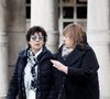 Les proches d’Isabelle Mergault se sont réunis au Père-Lachaise pour lui rendre un dernier hommage..

Isabelle Alonso, Michèle Bernier.
Sorties des obsèques d'Isabelle Mergault à la Coupole du Père-Lachaise à Paris © Cyril Moreau - Dominique Jacovides / Bestimage