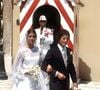 Philippe Junot et Caroline de Hanovre se sont mariés lors de festivités fastueuses organisées entre Paris et Monaco.

Mariage de la princesse Caroline de Monaco et de Philippe Junot à Monte-Carlo, Monaco. Photo by Ossinger/DPA/ABACAPRESS.COM