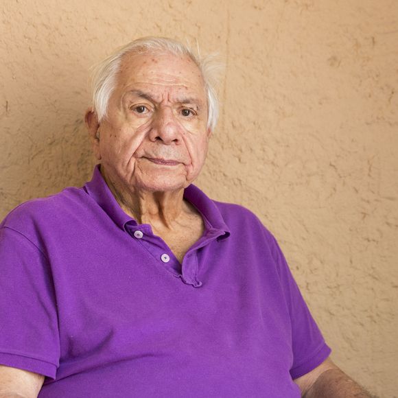 Michel Galabru lors de la présentation de la pièce Jofroi dans le cadre du 31e Festival de Ramatuelle à Ramatuelle, France, le 11 août 2015. Photo by Cyril Bruneau/ABACAPRESS.COM