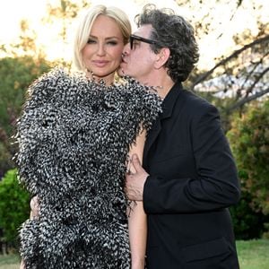 Marc Lavoine et sa compagne Adriana Karembeu - 11ème édition du Gala de charité de Patrick Mouratoglou à la Mouratoglou Academy & Resort à Biot le 21 juin 2025. © Bruno Bebert/Bestimage