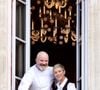 Exclusif - Le célèbre chef étoilé Philippe Etchebest et sa femme Dominique ouvrent un nouveau restaurant "La maison Nouvelle" dans le quartier très branché des Chartrons à Bordeaux, France, le 21 janvier 2022. © Fabien Cottereau/Bestimage