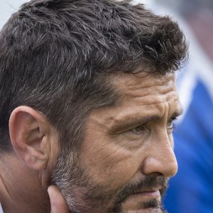 Bixente Lizarazu lors du match d'inauguration du stade Charles de Gaulle à Colombey-les-Deux-Églises entre le Variétés Club de France et le club local le 6 juin 2021 © Pierre Perusseau / Bestimage