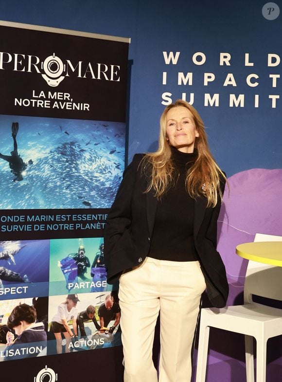 Estelle Lefébure, présidente de l'association Spero Mare au World Impact Summit à Bordeaux le 25 mars 2025.

© Fabien Cottereau / Bestimage