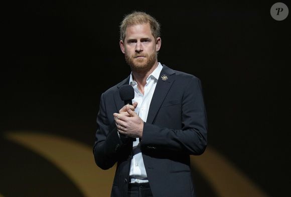 Prince Harry lors des Invictus Games à Vancouver, le 16 février 2025. Photo par Darryl Dyck/The Canadian Press via ZUMA Press
