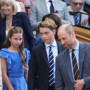 La princesse Charlotte, le prince George et le prince William à Wimbledon, le 12 juillet 2026.

© Mirrorpix / Bestimage