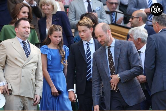 La princesse Charlotte, le prince George et le prince William à Wimbledon, le 12 juillet 2026.

© Mirrorpix / Bestimage
