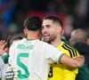 Dans la nuit de ce samedi à dimanche, à 4 heures du matin heure française, le portier et ses coéquipiers affronteront la sélection autrichienne.

6 janvier 2026 : Zineddine Belaid (Algérie) et Luca Zidane (Algérie) exultent lors d'un match de la Coupe d'Afrique des nations 2025 opposant l'Algérie à la République démocratique du Congo, au stade de Rabat, à Rabat, au Maroc. © Imago/PsnewZ/Bestimage