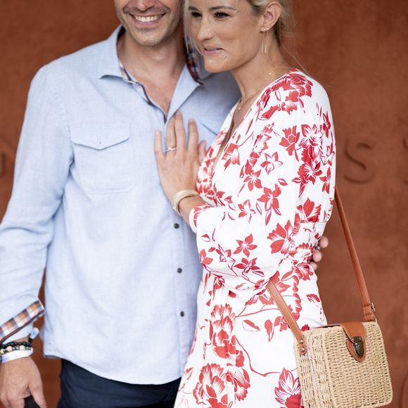 Elodie Gossuin et son mari Bertrand Lacherie au village lors des internationaux de France à Roland Garros le 12 juin 2021.

© JB Autissier / Panoramic / Bestimage