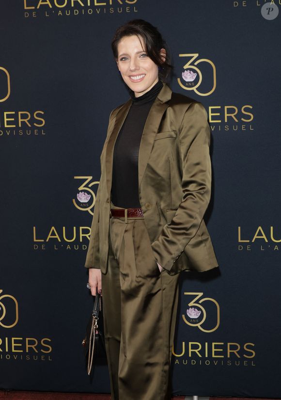 Claire Delorme - Photocall de la 30ème cérémonie des Lauriers de l'audiovisuel au théâtre Marigny à Paris le 24 février 2025. © Coadic Guirec/Bestimage