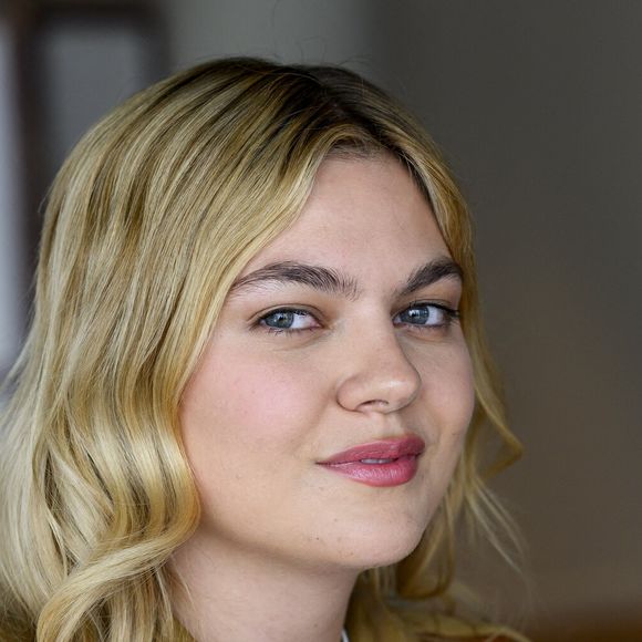 Portrait de la chanteuse française Louane (Louane Emera) lors de l'événement promotionnel le plus important et le plus attendu de l'Eurovision à AFAS Live à Amsterdam. Amsterdam, Pays-Bas, le 5 avril 2025. Photo by Bruno Press/ABACAPRESS.COM