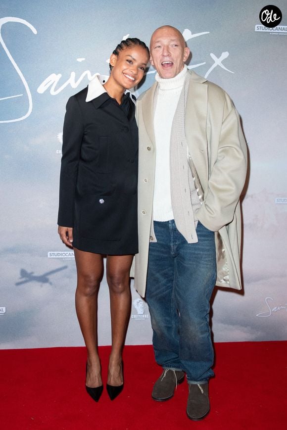 Narah Baptista et Vincent Cassel lors de la première du film « Saint-Ex » au cinéma Pathé Wepler à Paris, en France, le 19 novembre 2024. 

Photo : Aurore Maréchal/ABACAPRESS.COM