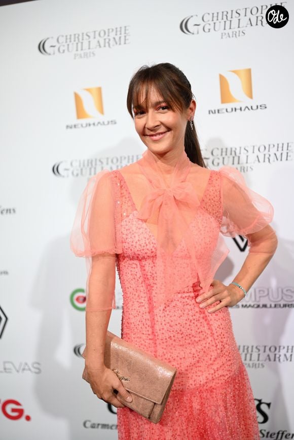 Emmanuelle Boidron - Photocall du défilé  de mode prêt-à-porter printemps-été 2023 Femmes "Christophe Guillarmé" lors de la fashion week de Paris à l'Atelier Renault à Paris le 28 septembre 2022. © Rachid Bellak/Bestimage