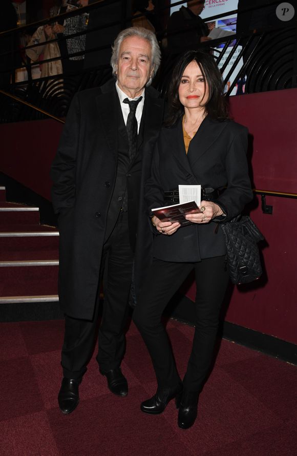 Evelyne Bouix et son mari Pierre Arditi - Arrivées et backstage du 14ème Gala de la Fondation pour la recherche sur Alzheimer à l' Olympia à Paris le 18 mars 2019. © Coadic Guirec/Bestimage