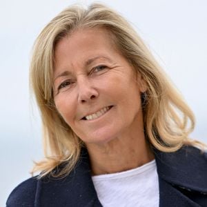 Claire Chazal, pose à l'hôtel Emeria pendant le Festival du Film Britannique et Irlandais de Dinard le 2 octobre 2025 à Dinard, France. Photo par Franck Castel/ABACAPRESS.COM