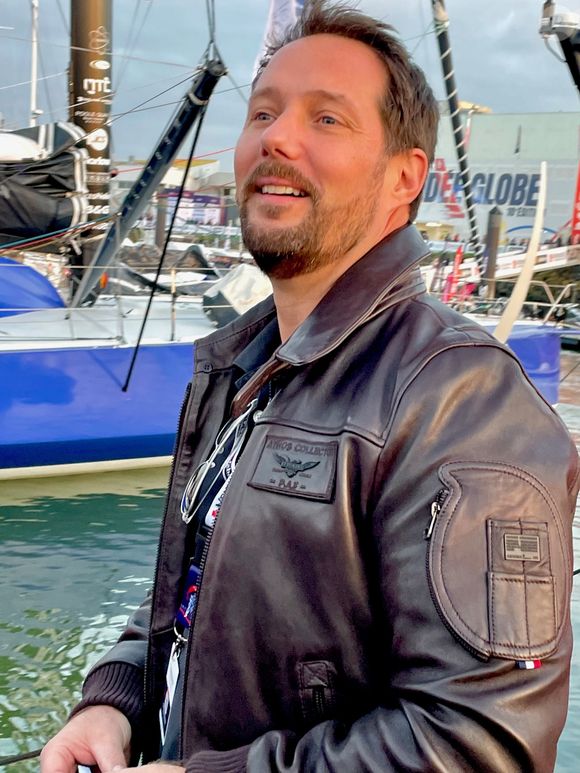 Thomas Pesquet - People à la 10ème édition du Vendée Globe 2024 aux Sables d'Olonne le 9 novembre 2024. © Fabien Faure / Bestimage