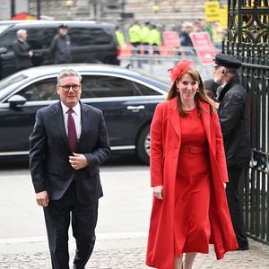 Sir Keir Starmer et Angela Rayner. - La famille royale britannique célèbre le 76ème Commonwealth Day à l'abbaye de Westminster à Londres, le 10 mars 2025.
