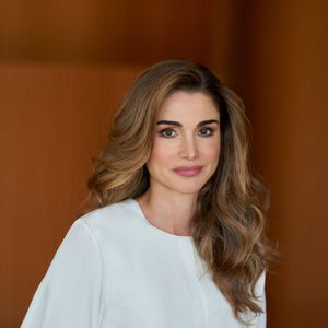 Photos officielles de la reine Rania de Jordanie. Le 4 octobre 2022. © Dana Press / Bestimage