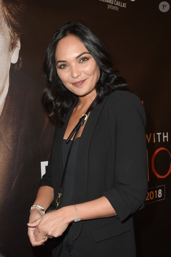 Exclusif - Valérie Bègue (Miss France 2008) - Célébrités à la repésentation "An Evening With Al Pacino" au théâtre de Paris à Paris, France, le 22 octobre 2018. © Coadic Guirec/Bestimage