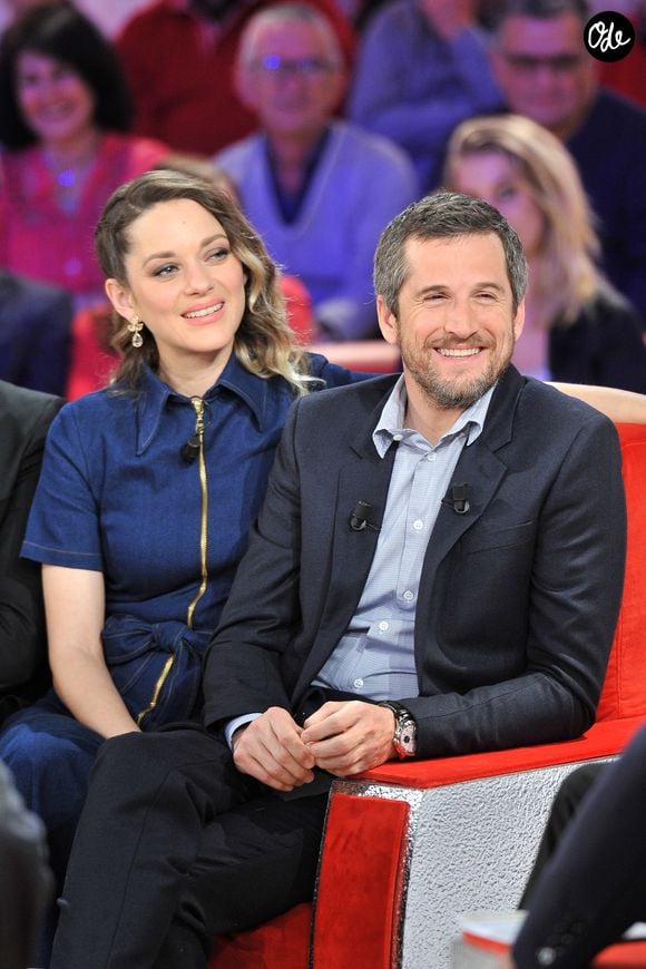 Marion Cotillard et Guillaume Canet - Enregistrement de l'émission "Vivement Dimanche prochain" présentée par M.Drucker et diffusée le 5 mai sur France 2. Le 29 avril 2019
© Guillaume Gaffiot / Bestimage