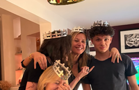 Sarah Poniatowski a partagé un moment de complicité avec ses enfants.