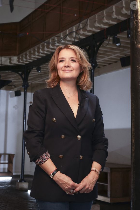 Exclusif - Pascale de La Tour du Pin pendant l'enregistrement d'Animaux Stars, présenté par B.Montiel et diffusé le 6 septembre 2025 sur Animaux TV, à Paris, France le 3 juillet 2025. © Jack Tribeca/Bestimage