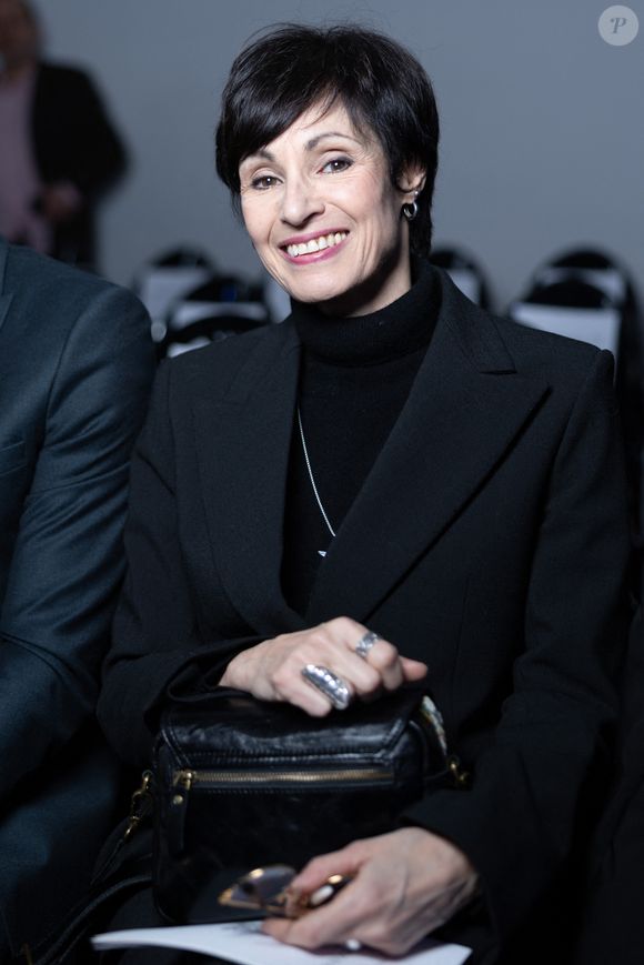 Marie-Claude Pietragalla, Marraine de la Collection au Front Row au défilé Franck Sorbier, Collection Haute Couture Printemps/Eté 2026 lors de la Fashion Week de Paris (PFW) au Pavillon Wagram, à Paris, France, le 28 janvier 2026. © Julien Sarkissian/Bestimage