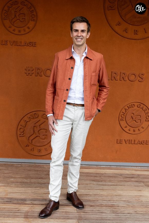 Jean-Baptiste Marteau au village lors des Internationaux de France de Tennis de Roland Garros 2026. Paris, le 2 juin 2026. © Jacovides-Moreau / Bestimage