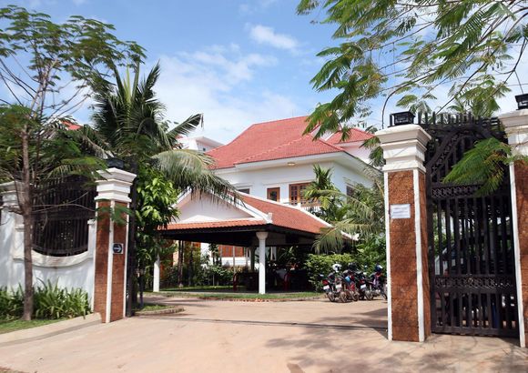 Exclusif - Préparation du lieu de tournage du prochain film d'Angelina Jolie "First They Killed My Father" à Siem Reap au Cambodge, le 11 novembre 2015. © Bestimage