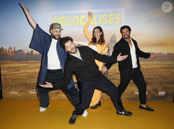 Ali Boughéraba, Vanessa Guide, Redouane Bougheraba, Raja Haseeb - Avant-Première du film "Délocalisés" à l'UGC Ciné Cité Bercy à Paris le 4 mars 2025. © Marc Ausset-Lacroix/Bestimage