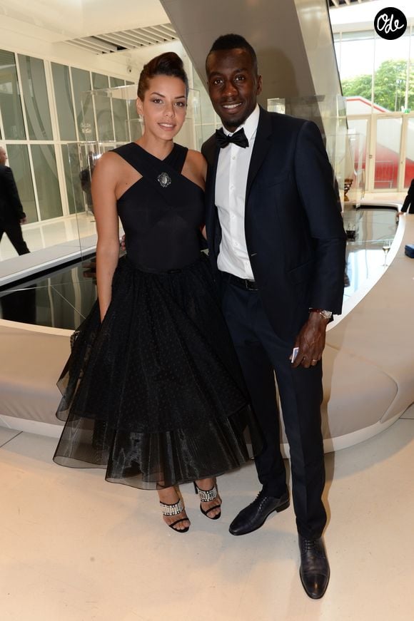 Exclusif - Blaise Matuidi et sa compagne Isabelle Malice - Dîner de gala au profit de la Fondation PSG au Parc des Princes à Paris le 16 mai 2017. © Rachid Bellak/Bestimage