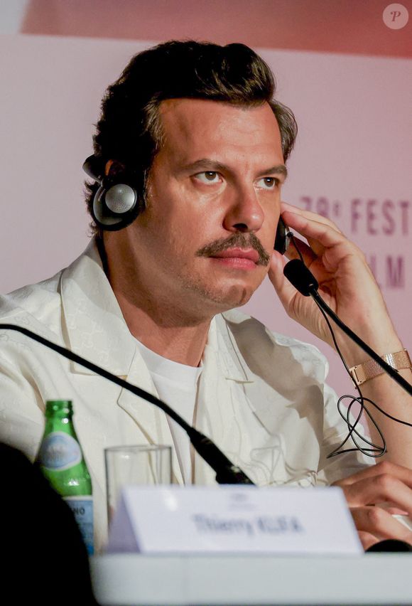 Laurent Lafitte - 78ème Festival International du Film de Cannes. Conférence de presse du film La Femme La Plus Riche Du Monde (The Richest Woman In The World), le 19 mai 2025.
© Ivanka Voisin / Pool Cannes / Bestimage