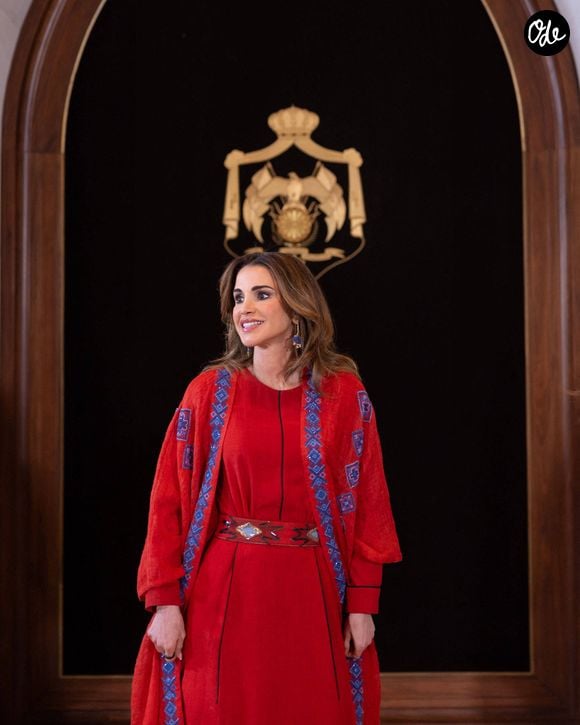La reine Rania de Jordanie participe à l'Iftar pour les femmes soldats de l'armée jordanienne et le personnel de sécurité féminin à Amman le 26 mars 2025.

© Bestimage