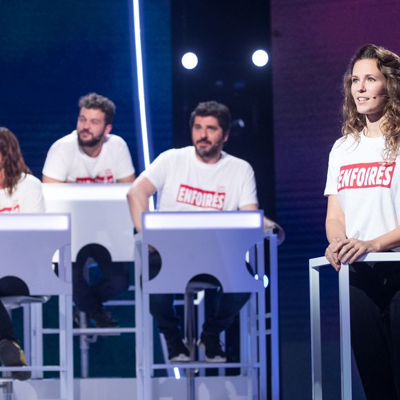Exclusif - Gérard Jugnot, Zazie, Claudio Capéo, Patrick Fiori, Laure Pester (Lorie) - Enregistrement de l'émission "Les enfoirés jouent le jeu", qui sera diffusée le 30 novembre en prime time sur TF1. Le 18 novembre 2019
© Cyril Moreau / Bestimage