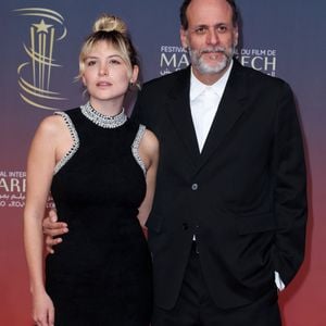 Noemi Brando , Luca Guadagnino - Tapis rouge du 21ème Festival du film de Marrakech au Maroc le 2 Décembre 2024. © Dominique Jacovides/Bestimage