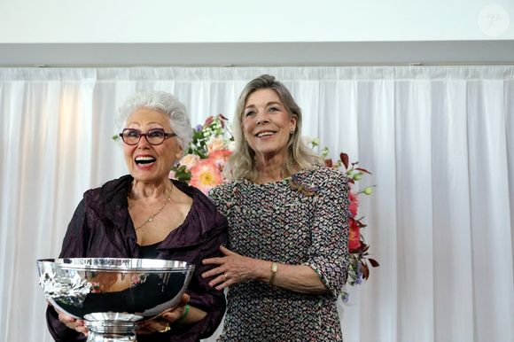 La princesse Caroline de Hanovre, Margita Monnin - 56ème Concours International de Bouquets au Yacht Club de Monaco le 10 mai 2025. Le thème de cette année est « Fleurs en mouvements ». © Cyril Dodergny/Nice-Matin/Bestimage